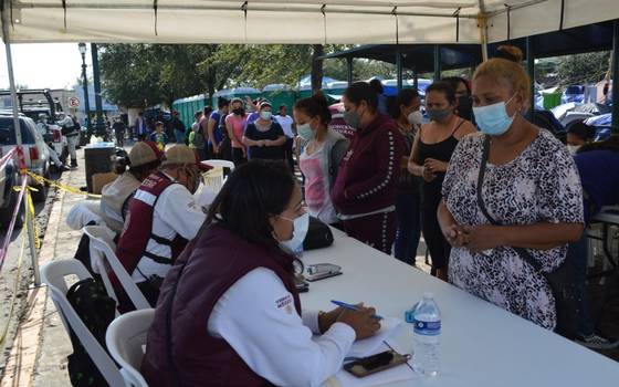 Por: Cortesía 3,800 migrantes recibieron la primera dosis de la vacuna contra la Covid-19 de Cansino