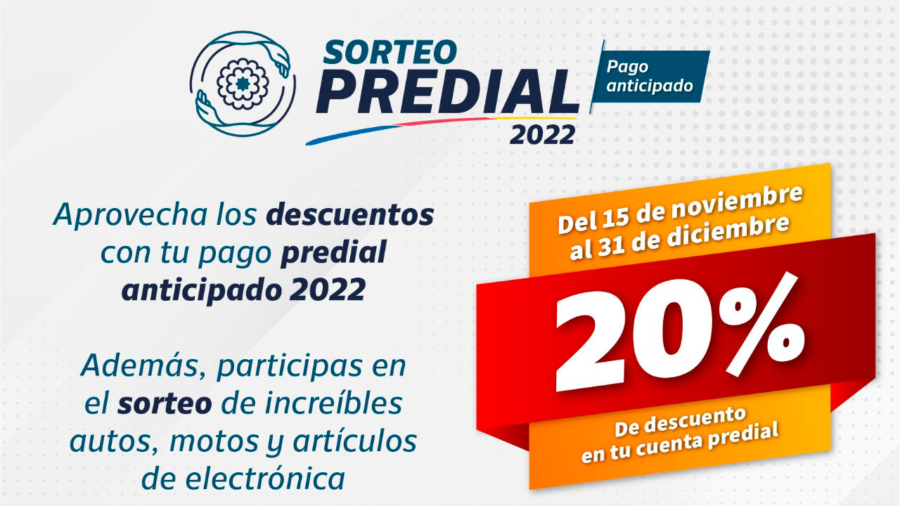 Por: Cortesía Aprovecha el 20% de descuento en el predial por pago anticipado en San Pedro Cholula
