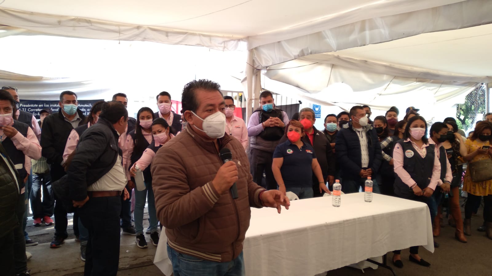 Suspenden huelga en Amatech, trabajadores y directivos llegan a acuerdos