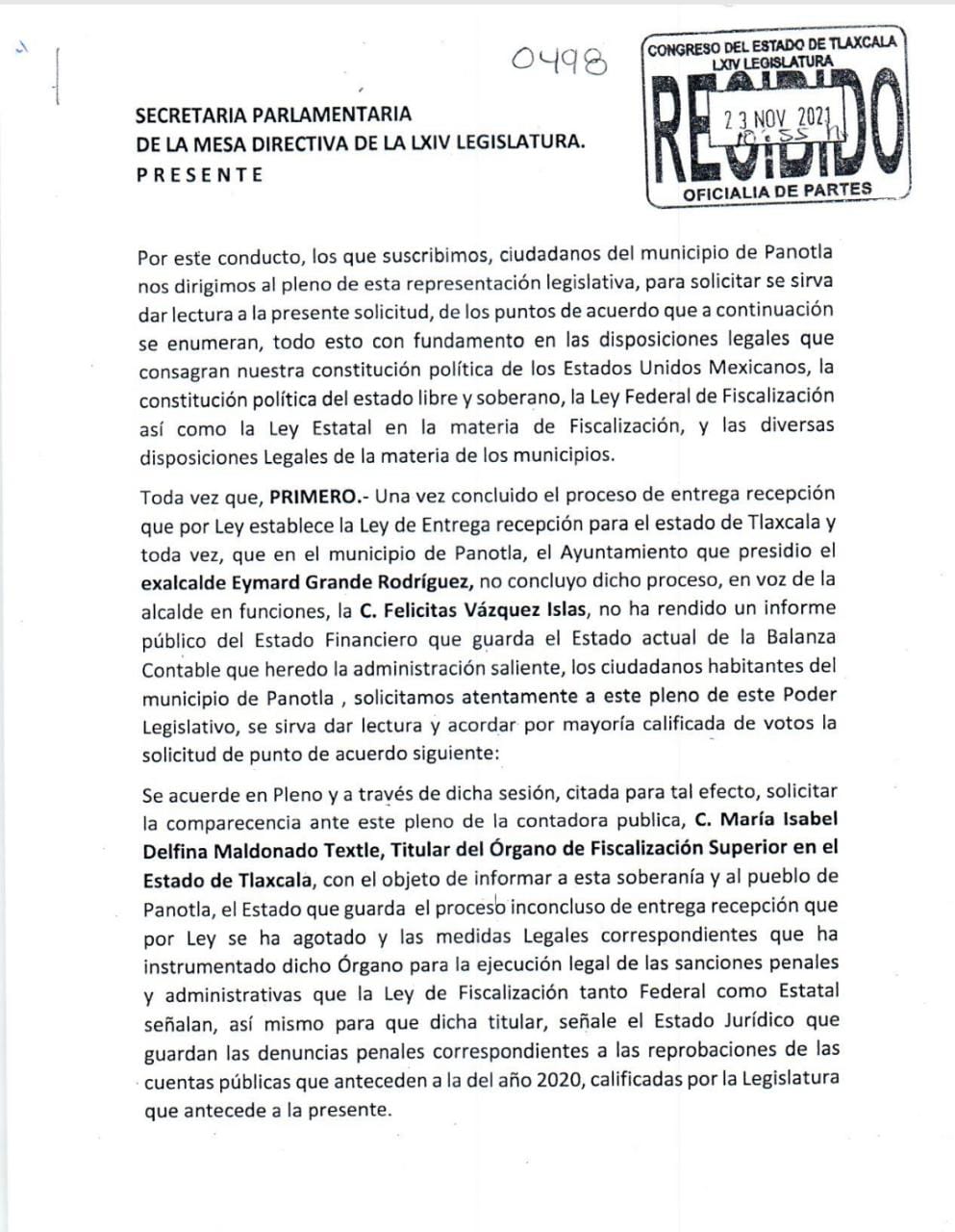 Por incertidumbre, piden comparecencia de titular de OFS