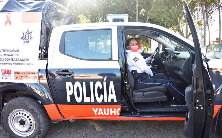En Yauhquemehcan hay una patrulla para atender a las mujeres
