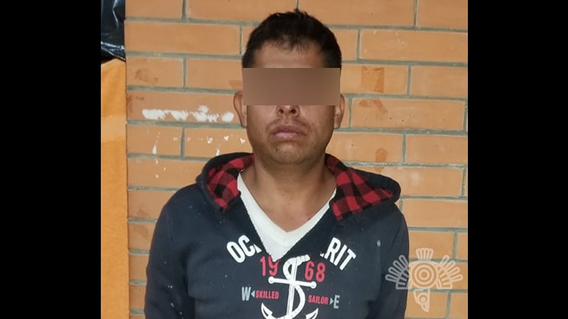 Por: Cortesía Policía estatal detiene a presunto huachicolero en Huauchinango