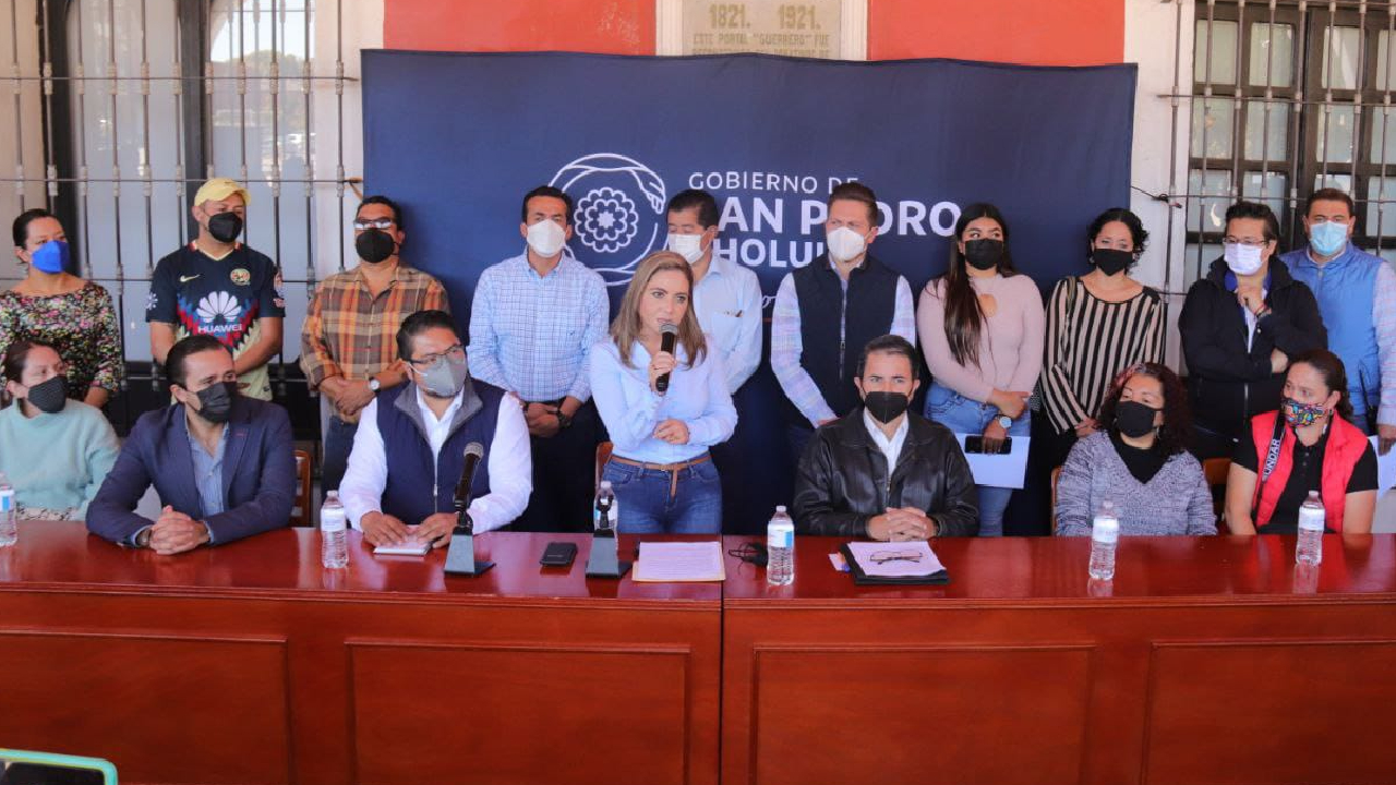 Por: Cortesía Al Ayuntamiento de San Pedro Cholula buscara beneficiar al sector empresarial con el programa “Cholula Ciudad de Oportunidades”