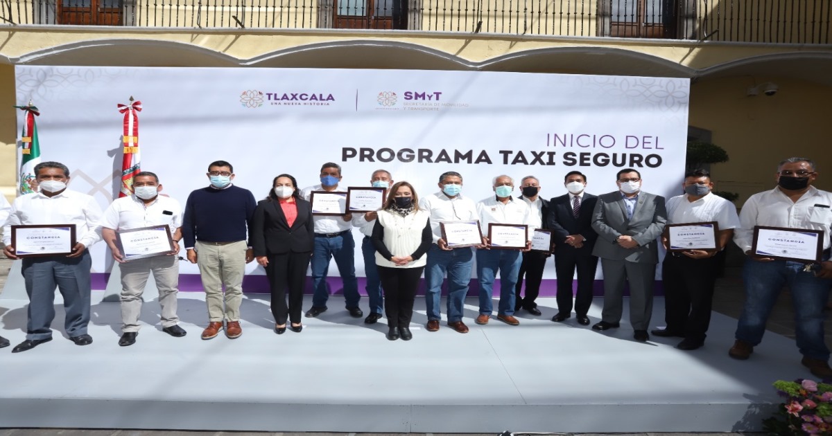 Por: Cortesía Presentó gobernadora Lorena Cuéllar programa taxi seguro