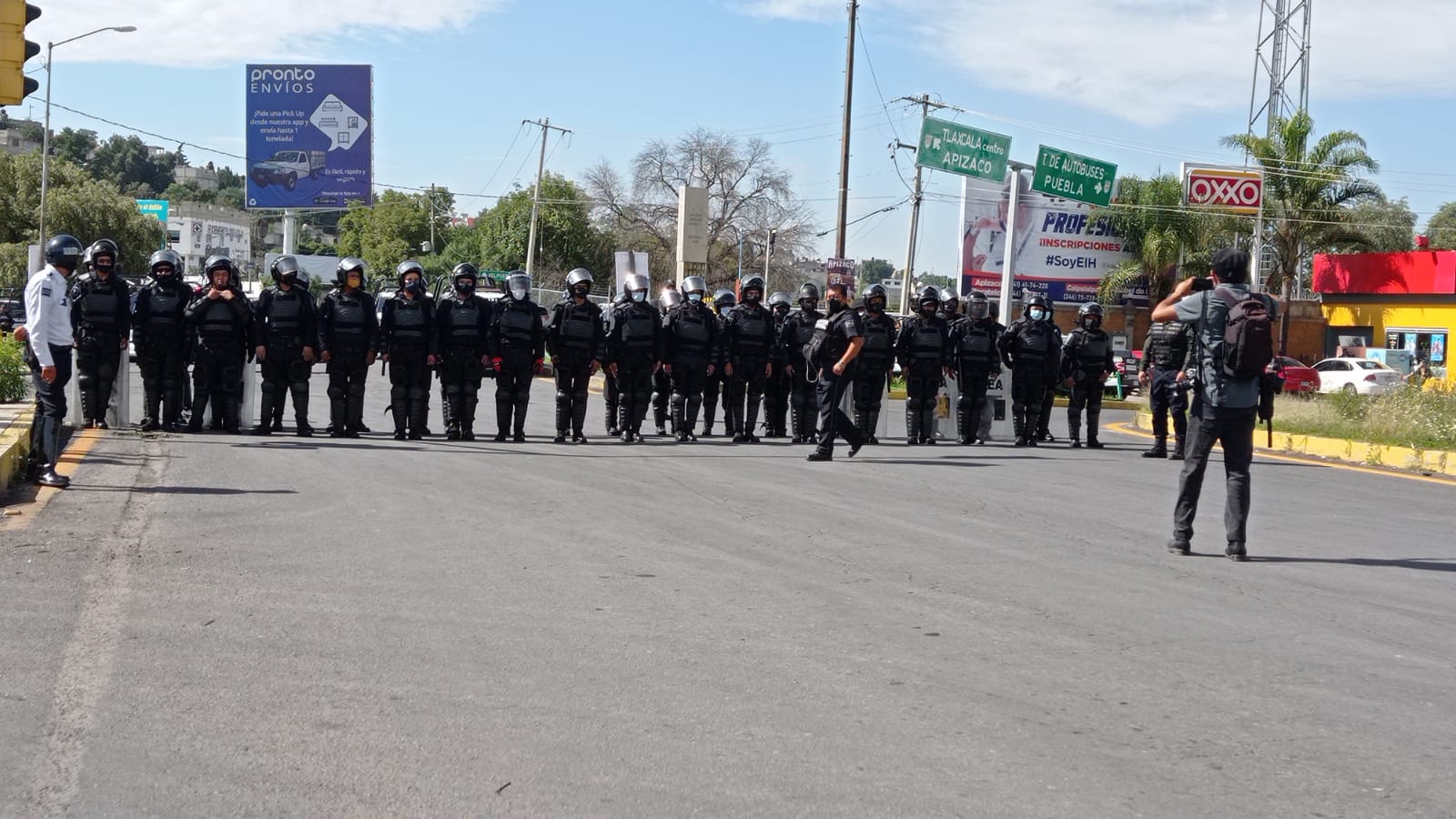 Por: Cortesía Desplegaron a antimotines por manifestación de magisterio, llegan a acuerdos