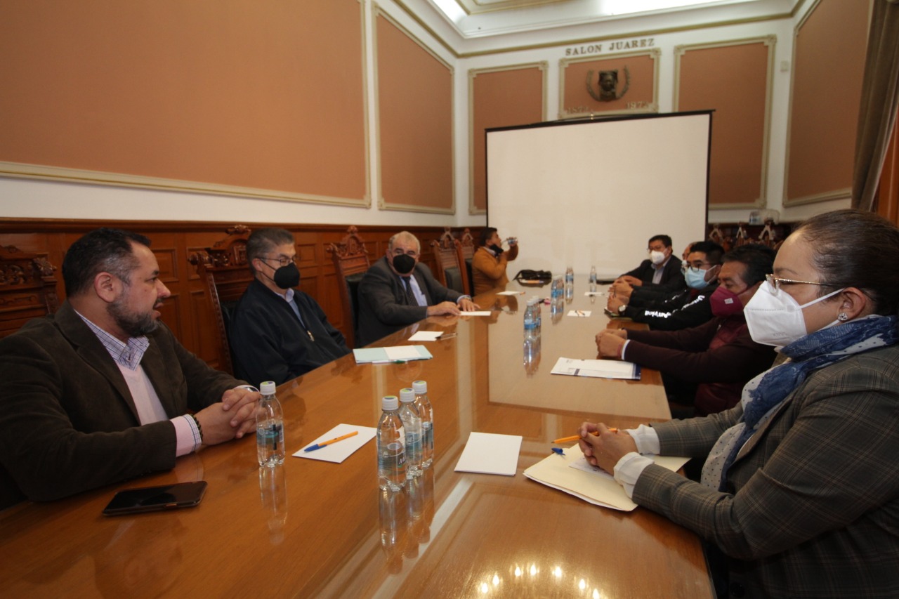 Por: Cortesía Establece SEGOB mesa de diálogo entre sindicato y representantes de la empresa AMATECH