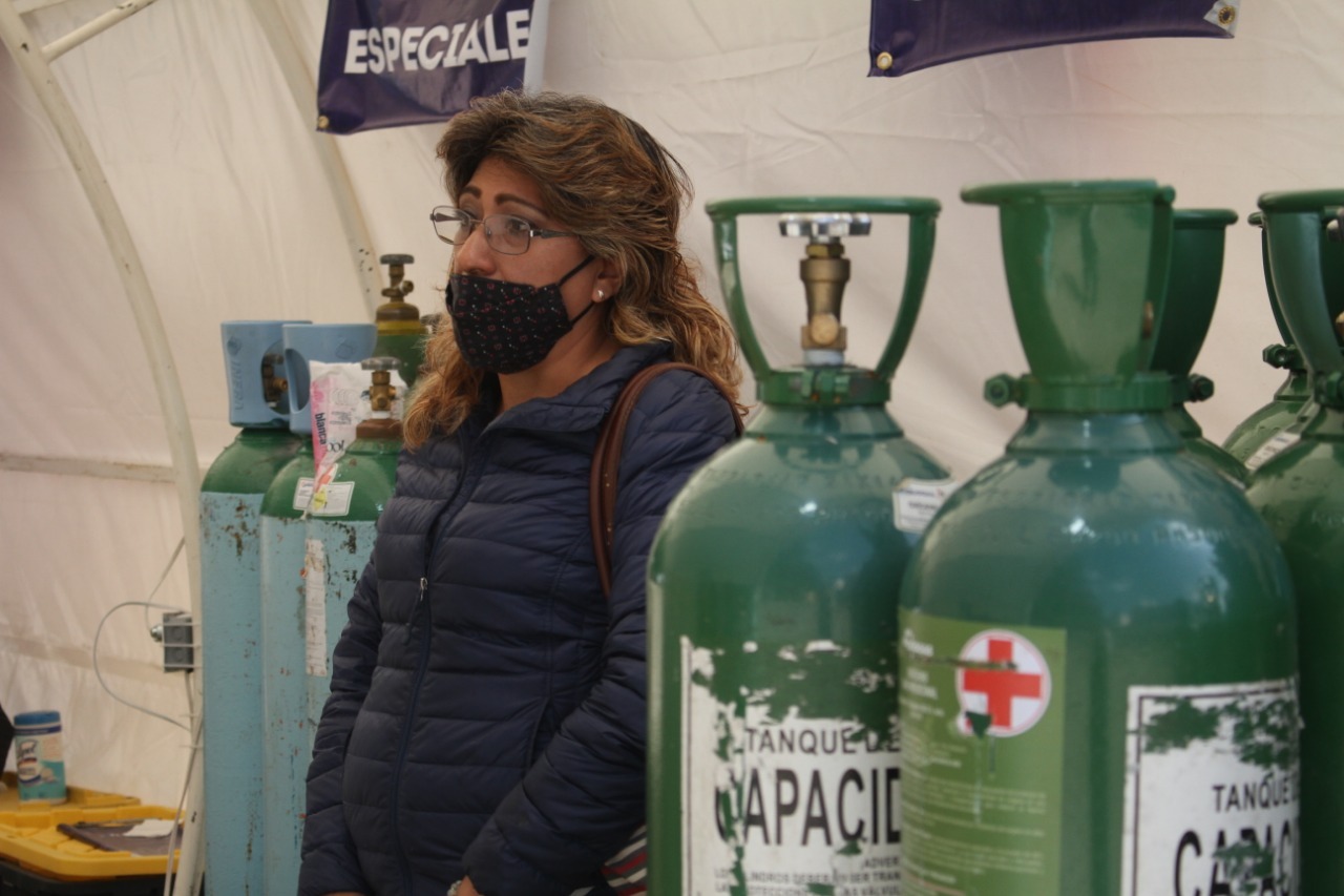 Por: Cortesía Kioscos atienden dos mil 280 servicios de recarga de oxígeno gratuito a enfermos de Covid-19