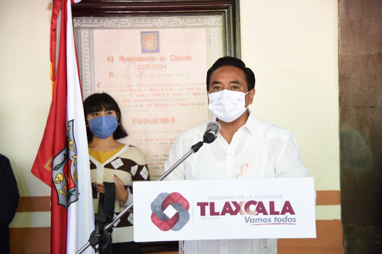 Por: Cortesía Retoma la Ciudad de Tlaxcala la tradición centenaria del Paseo del Pendón