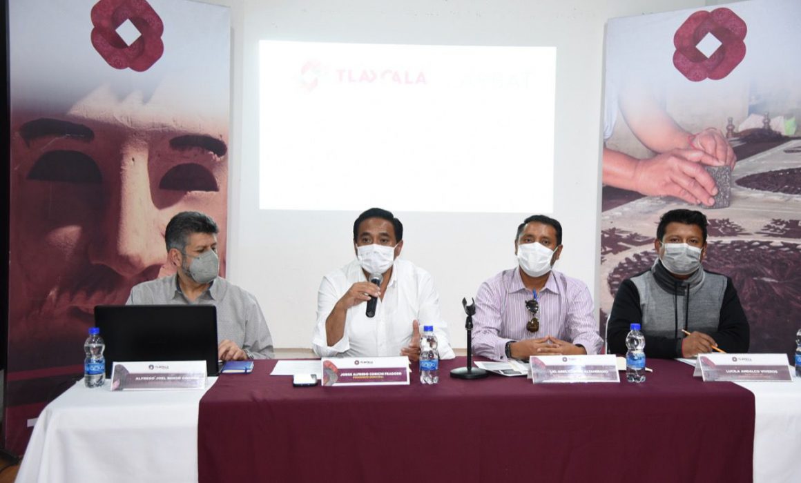 Por: Cortesía Se reúne Jorge Corichi con integrantes del sector restaurantero y de bares de Tlaxcala