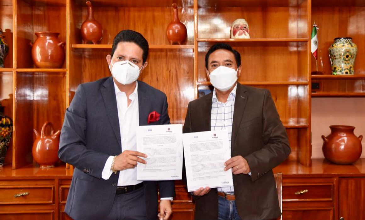 Signan Ayuntamiento de Tlaxcala y SMA convenio de colaboración en materia ambiental
