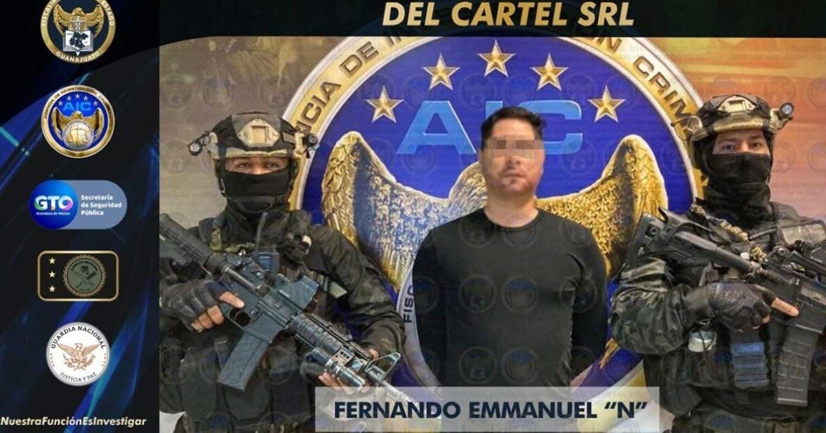 Por: Cortesía Capturan a el nuevo líder del Cártel de Santa Rosa de Lima 'El Panther', supuesto sucesor del 'Marro'
