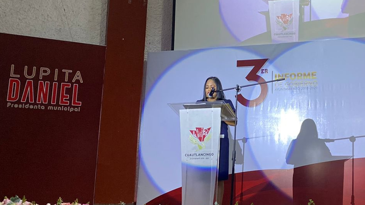 Por: Cortesía Lupita Daniel rindió su Tercer Informe de Gobierno