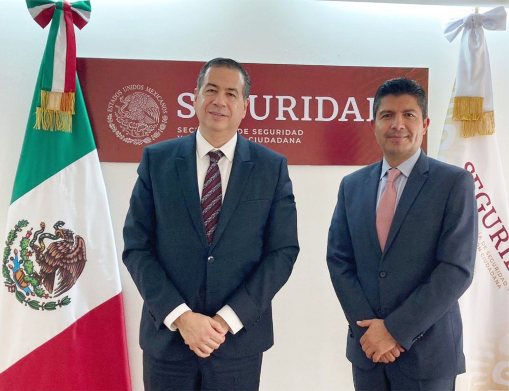 Por: Cortesía Eduardo Rivera se reúne con subsecretario de seguridad del Gobierno Federal