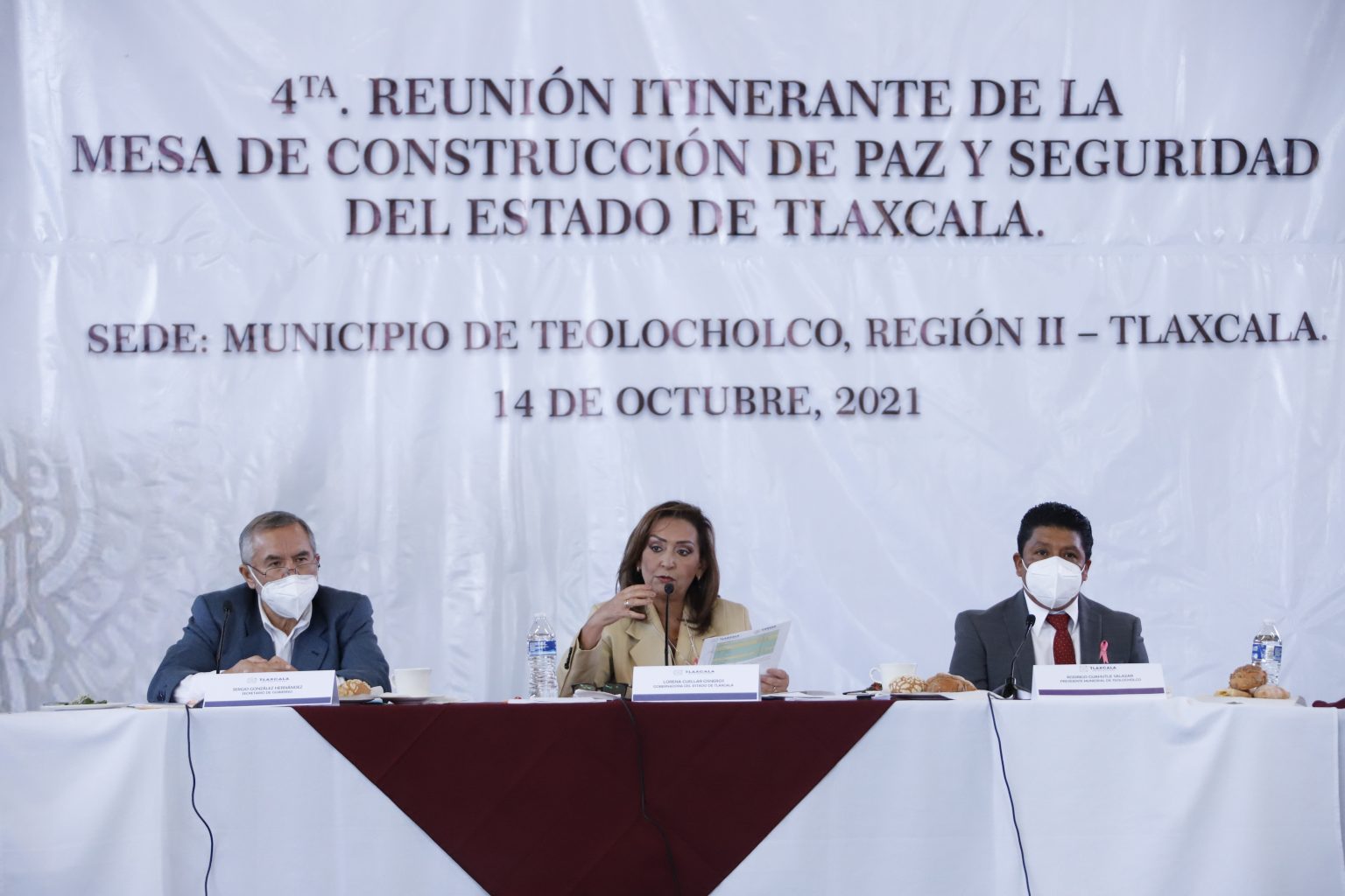 Por: Cortesía Gobernadora Lorena Cuéllar solicitó a presidentes municipales reforzar y capacitar a corporaciones de seguridad pública
