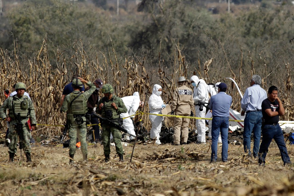 Por: Cortesía SCT cierra peritaje de accidente aéreo de los Moreno Valle en Puebla