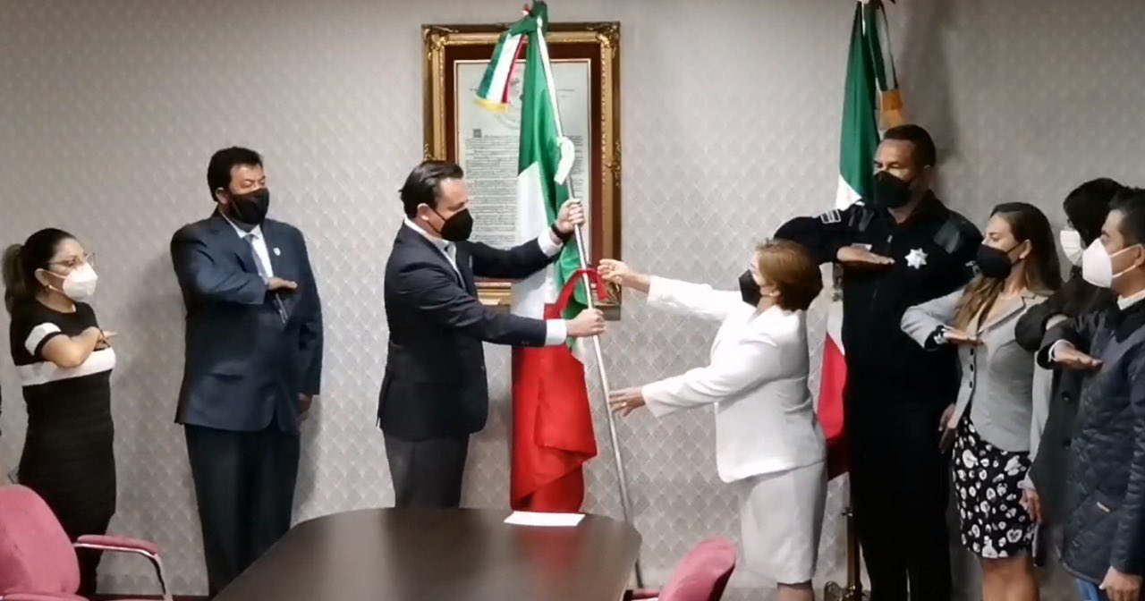 Por: Cortesía Ignacio Mier Bañuelos asume el mando de Seguridad Pública de Tecamachalco