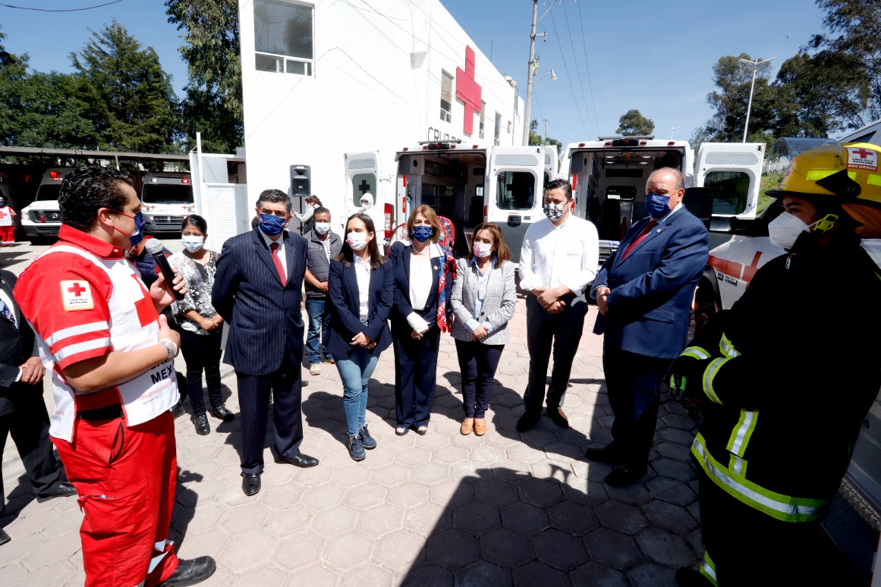 Por: Cortesía Ofrece Lorena Cuéllar apoyo a la Cruz Roja para mejorar atención a la población