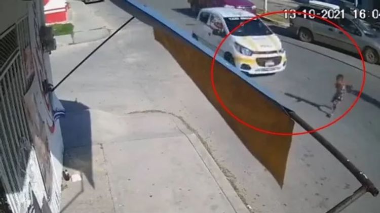 Por: Cortesía Trágico accidente en Chetumal: niño de 3 años muere atropellado por taxi