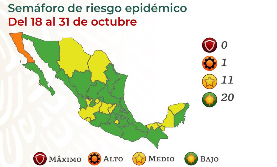 Por: Cortesía Coloca Secretaría de Salud federal a Tlaxcala en semáforo epidemiológico verde