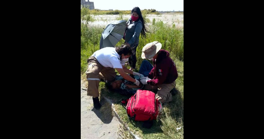 Por: Cortesía Balean entre los límites de Cuautlancingo y Coronango a un Taxista