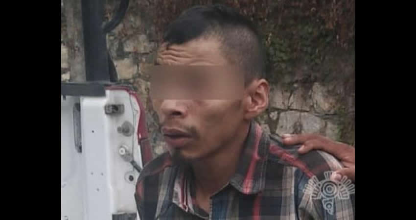 Policía detiene a presunto narcomenudista en municipio del norte de Puebla