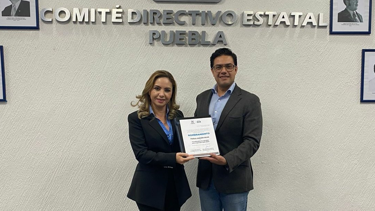 Por: Cortesía Paola Angón es designada como la nueva Coordinadora Estatal de Alcaldes Panistas
