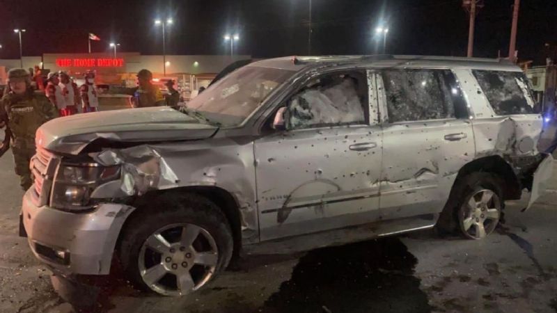 Por: Cortesía Balaceras y bloqueos en Matamoros dejan dos policías y un militar heridos