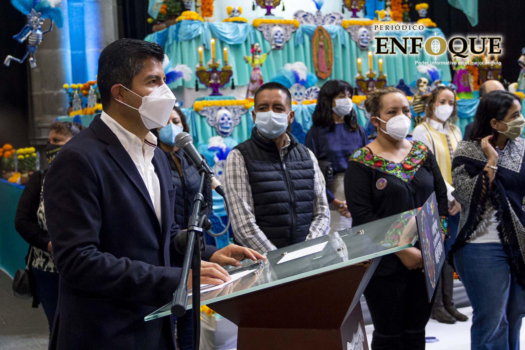 Foto: Alex Muñoz Inaugura Ayuntamiento Corredor Metropolitano de Ofrendas