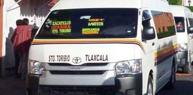 Robo a transporte público ha aumentado en Tlaxcala, preocupa a conductores