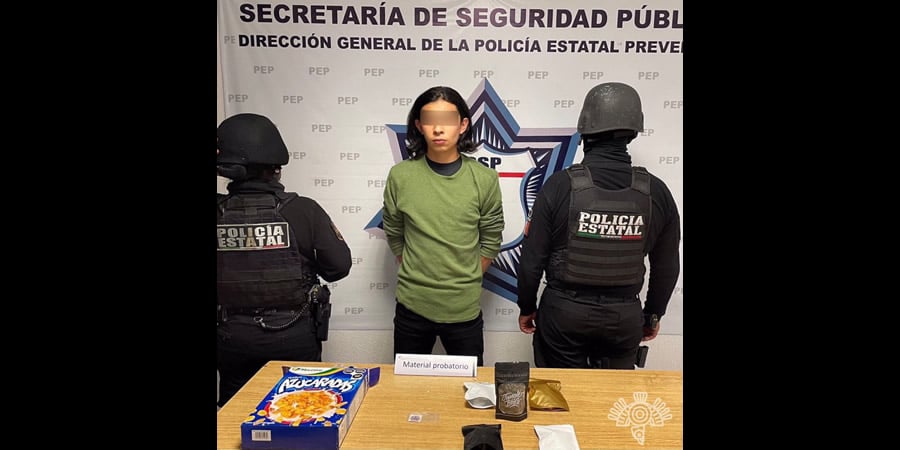 Por: Cortesía Detienen a narcomenudista en Xolotzingo; estaba a punto de concretar una venta