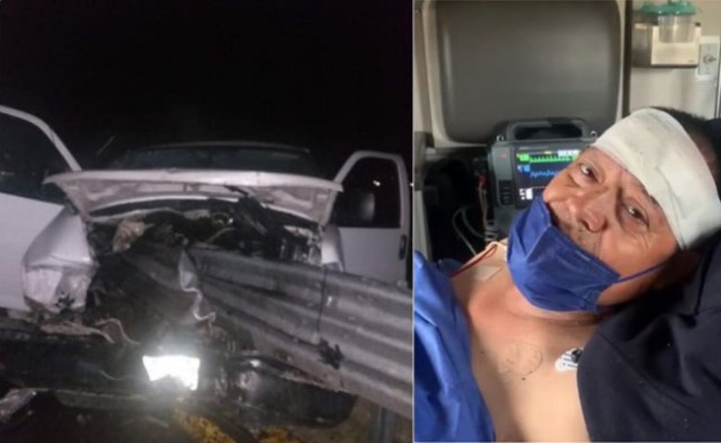 Por: Cortesía Saliendo de presentación, 'Los Cadetes de Linares' sufrieron aparatoso accidente