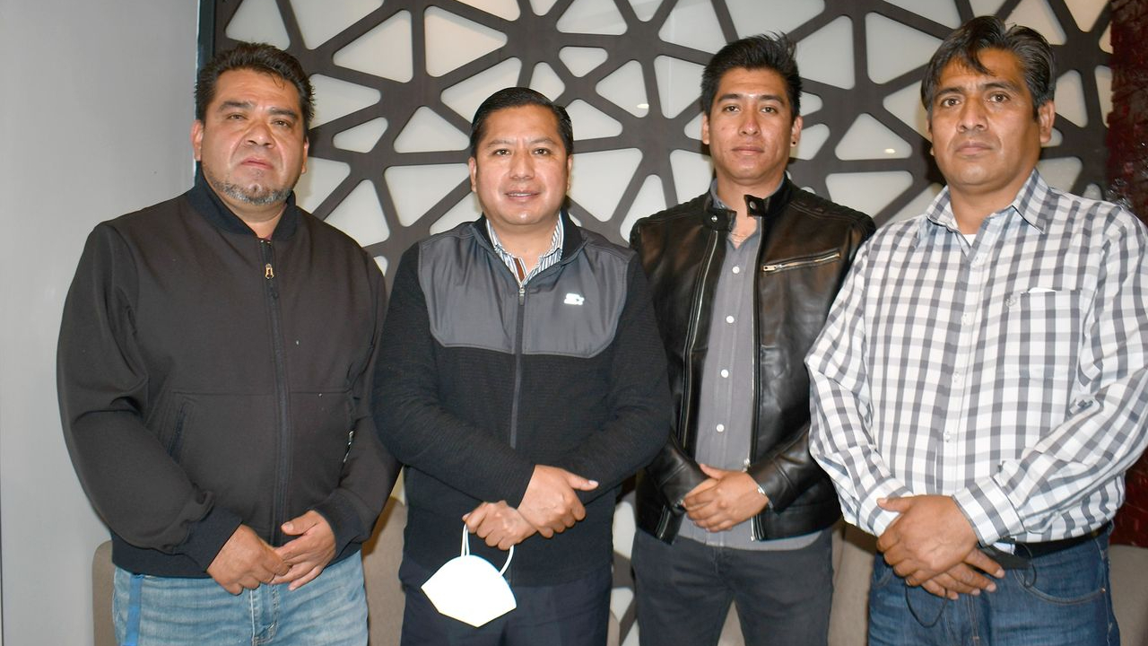 Por: Cortesía Filomeno Sarmiento se reunió con los Presidentes de las Juntas Auxiliares de Cuautlancingo