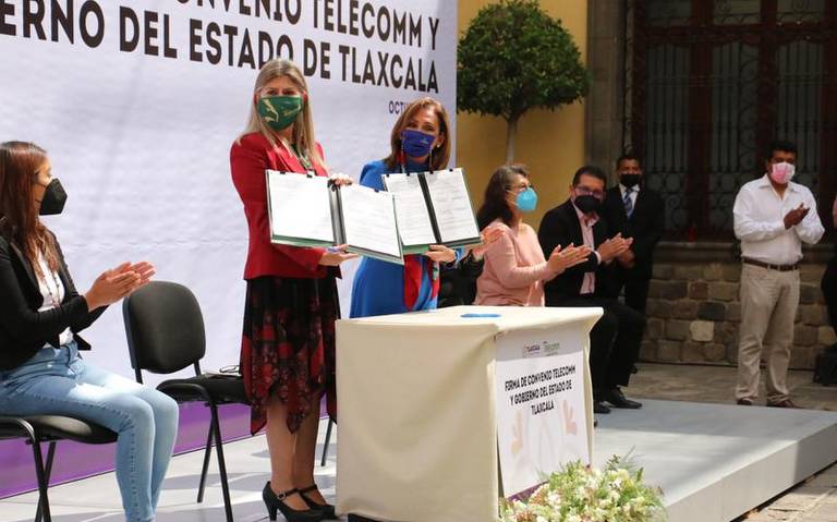 Por: Cortesía Telecomm firma acuerdo con la gobernadora de Tlaxcala