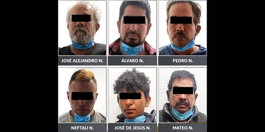 Por: Cortesía Catean corralón en el sur de Puebla; era punto de venta de drogas y armas, hay 6 detenidos