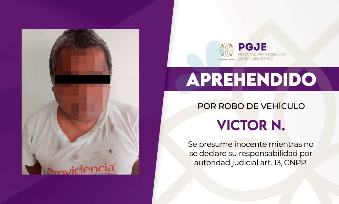 Por: Cortesía Asegura PGJE a imputado e inmueble en Chiautempan, luego de recuperar vehículo robado