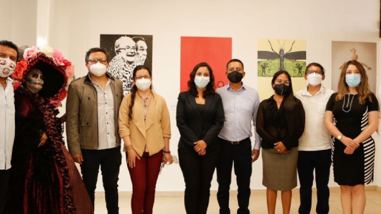 Por: Cortesía Inauguran en San Andrés Cholula la exposición "Dos Toltecas Camino al Mictlán"