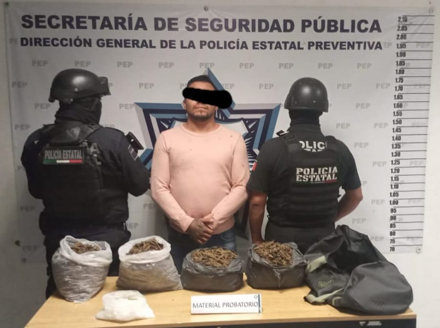 Por: Cortesía Detienen a "El Pelón del Sur", líder narcomenudista en la zona sur de Puebla