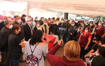 Por: Cortesía Líder de CROC da su respaldo para los trabajadores de Amatech en huelga