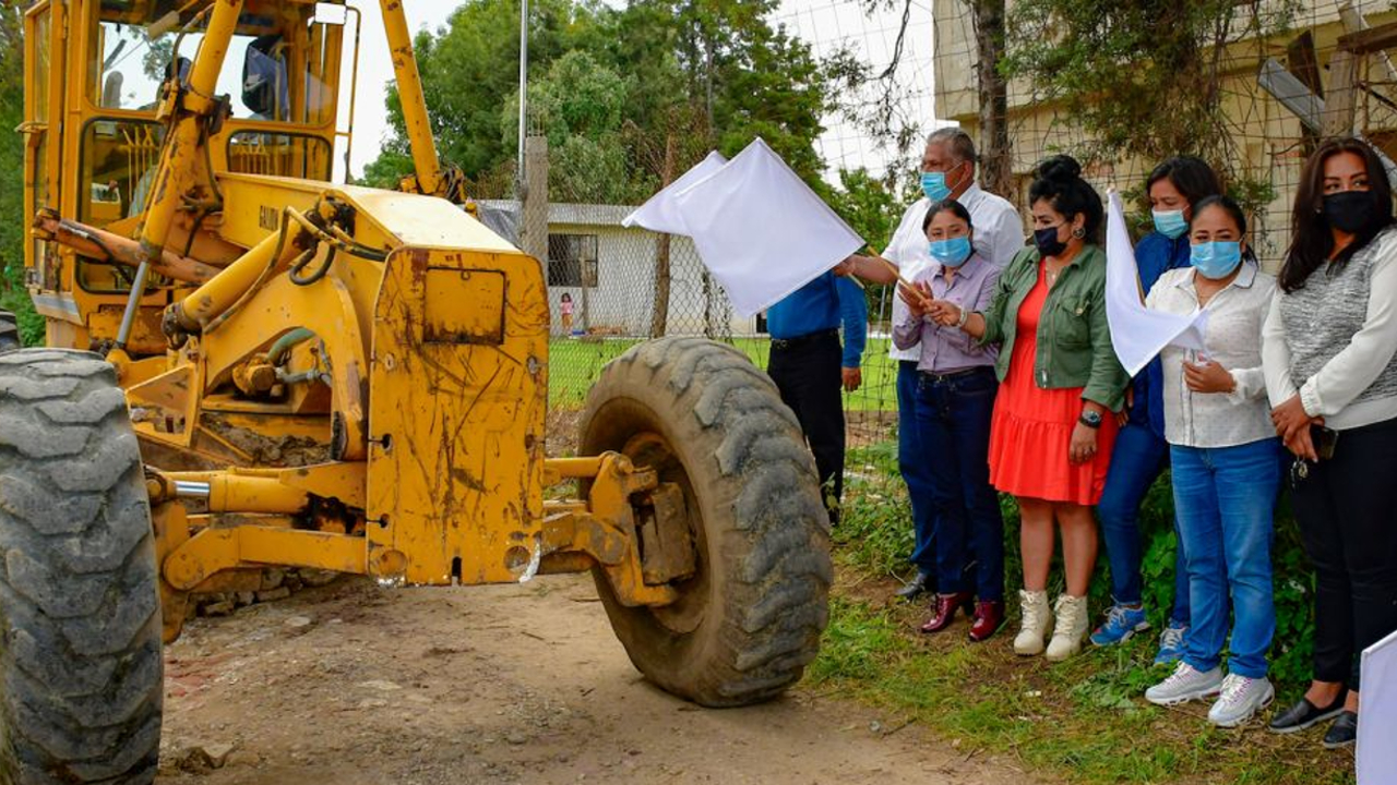 Por: Cortesía Continúan en Cuautlancingo las obras en la Junta Auxiliar de Sanctorum