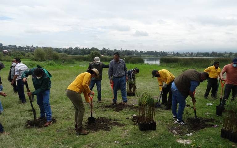 Por: Cortesía Se delimita el área de la Laguna de Acuitlapilco en Tlaxcala.