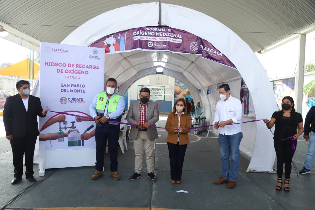 Por: Cortesía Implementa Lorena Cuéllar llenado de tanque de oxígeno gratuito