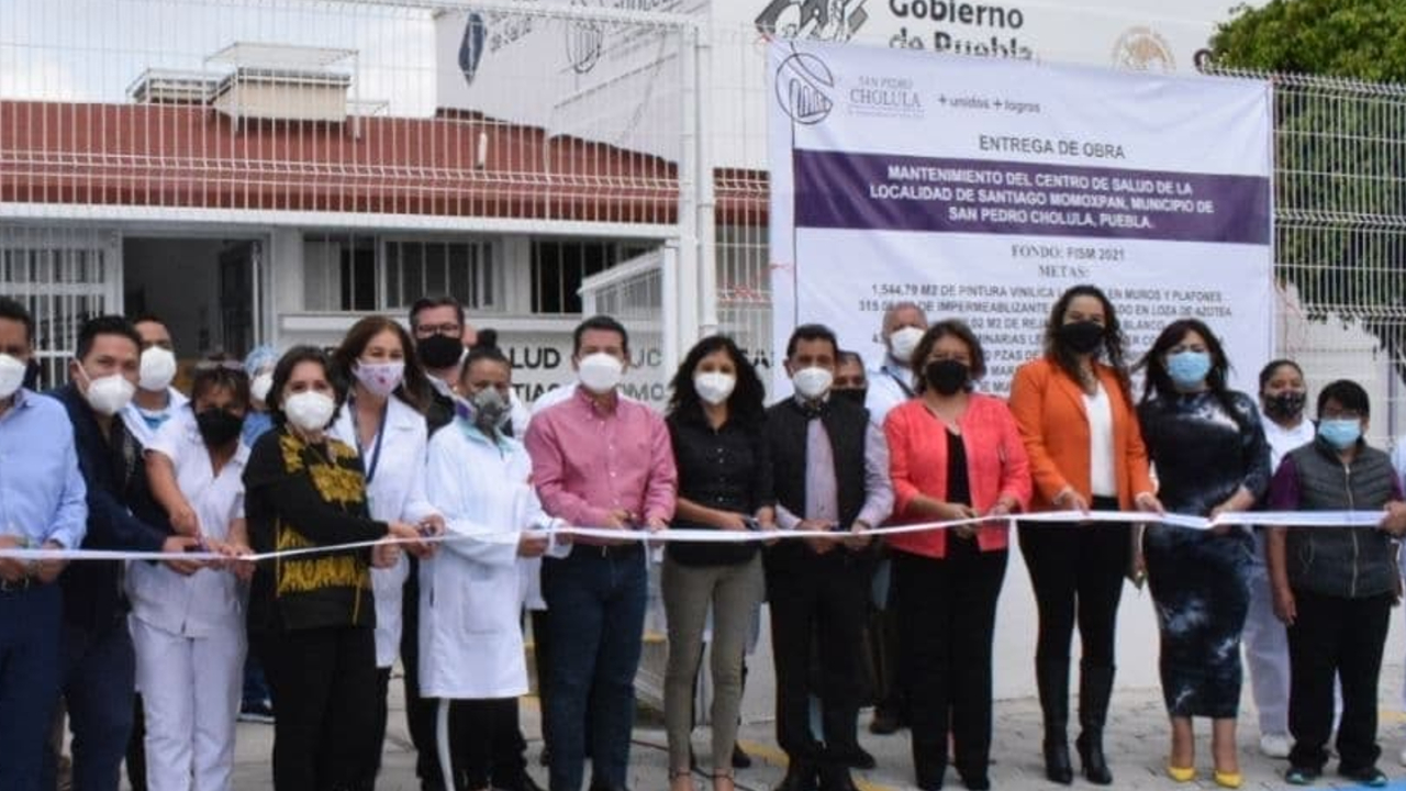 Por: Cortesía Ayuntamiento de San Pedro Cholula hizo entrega de rehabilitaciones en materia de infraestructura sanitaria