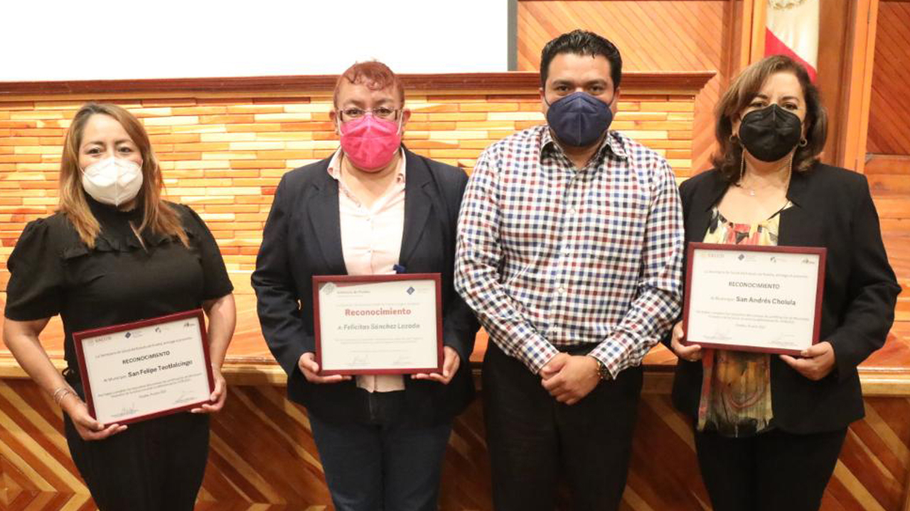 Por: Cortesía San Andrés Cholula es reconocido como un municipio Promotor de la Salud