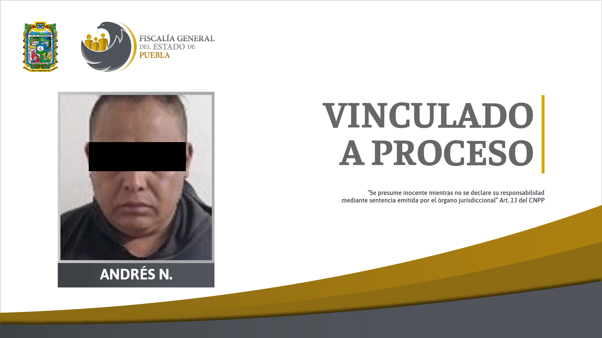  Vinculan a proceso a Andrés N. presunto tratante de personas