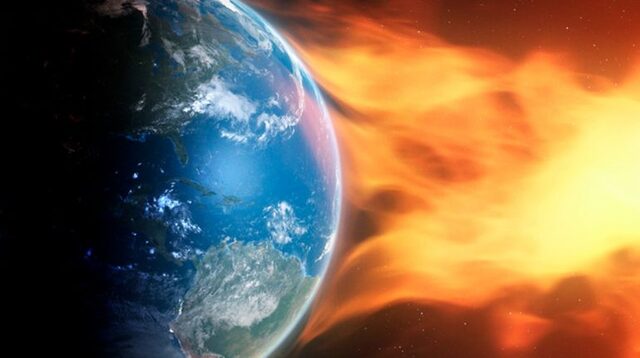 Por: Cortesía Una tormenta solar golpeará la tierra hoy y podría generar problemas en la energía eléctrica