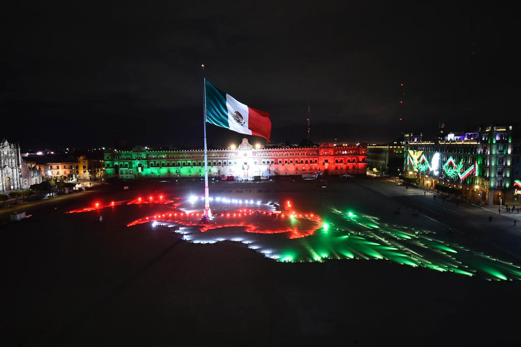Por: Cortesía Cerrarán el Zócalo capitalino tras celebración del Grito de Independencia