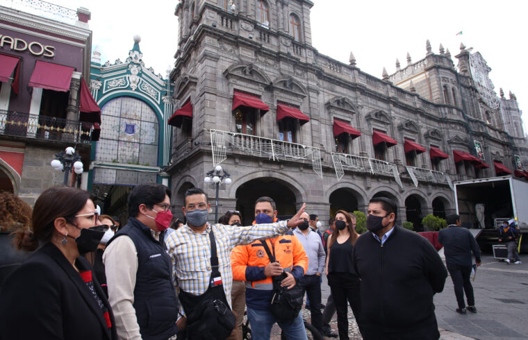 Por: Cortesía Últimos detalles; ayuntamiento de Puebla por concluir preparativos para los festejos patrios
