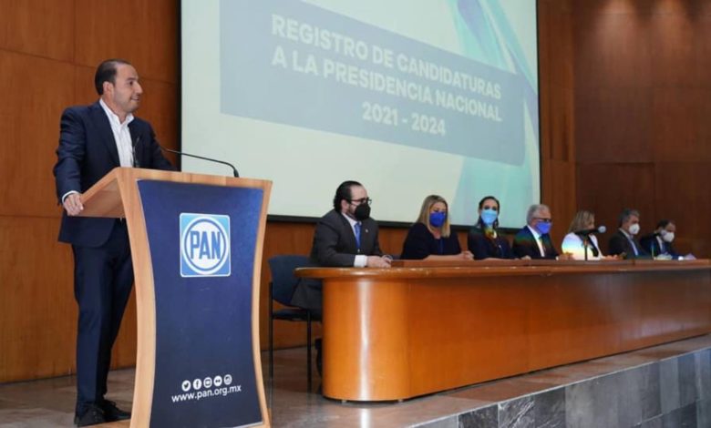 Por: Cortesía Marko Cortés se presenta como único candidato y se perfila para ser reelecto líder del PAN