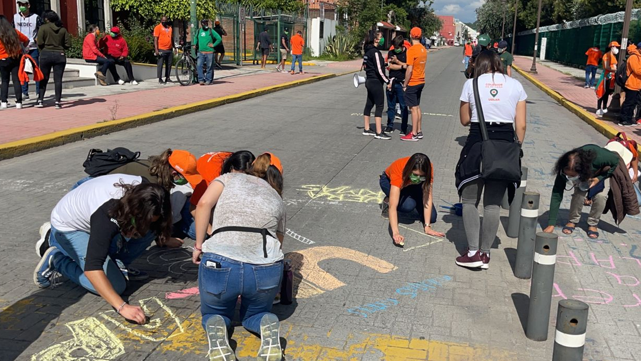 Por: Cortesía Estudiantes de la UDLAP volvieron a manifestarse para solicitar la liberación del campus