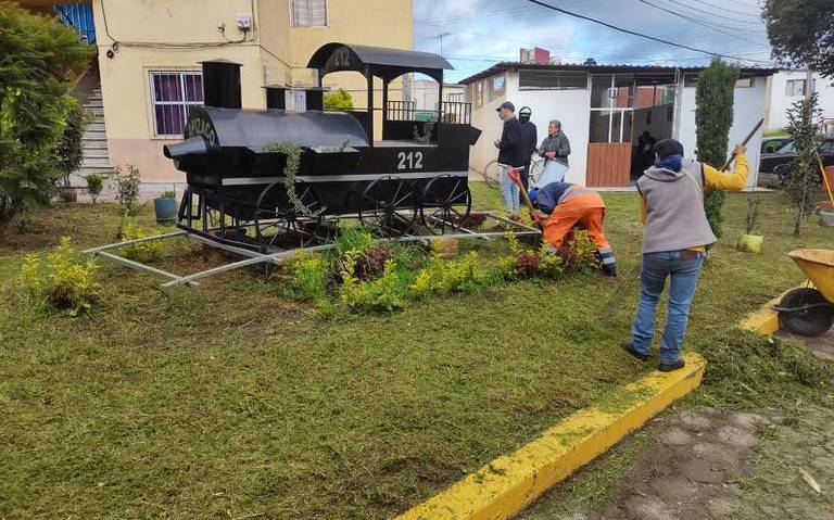 Por: Cortesía Se rehabilitan espacios públicos de Apizaco.